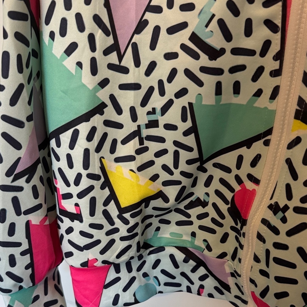 Colorful Geometric Pattern Jacket unisex - Picture 6 of 8
